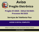 Edital 03/2025 - Pregão Eletrônico 01/2025